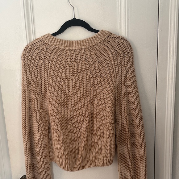 Free People Button-Up Knit Cardigan - Cream - Picture 4 of 4